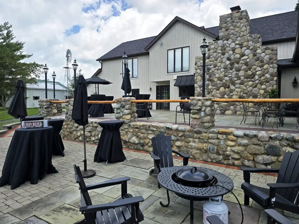 The Spacious Two-tiered Patio